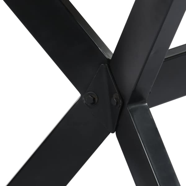 vidaXL Matbord vit 120x60x75 cm massivt mangoträ Vit