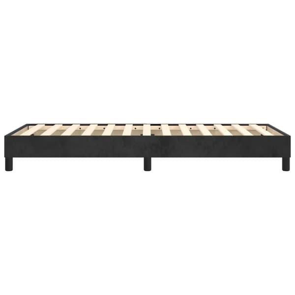 vidaXL Sängram svart 80x200 cm sammet Svart