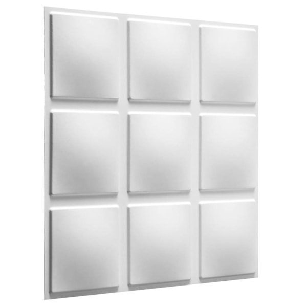 WallArt Väggpanel 3D Cubes 12 st GA-WA07 Vit