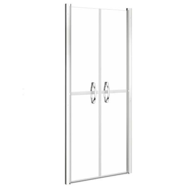 vidaXL Duschdörr klar ESG 96x190 cm Silver