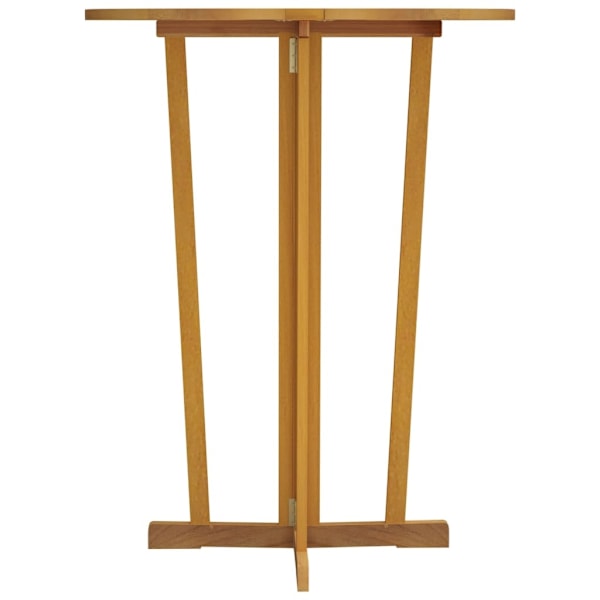 vidaXL Hopfällbart barbord 90x65x105 cm massiv teak Brun