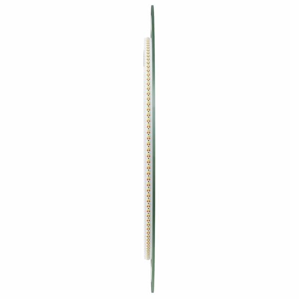 vidaXL Badrumsspegel LED 50 cm rund Transparent