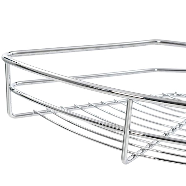 vidaXL Skåpkarusell köksskåp silver 180 grader 75x38x80 cm Silver