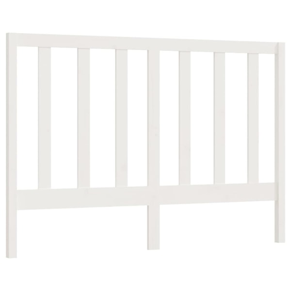 vidaXL Sänggavel vit 166x4x100 cm massiv furu Vit