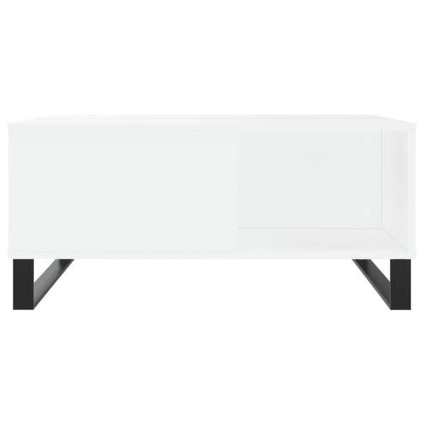 vidaXL Soffbord vit 80x80x36,5 cm konstruerat trä Vit