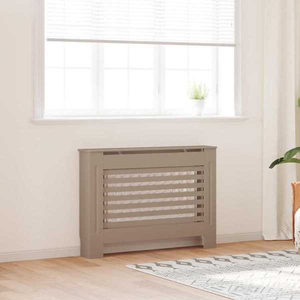 vidaXL Elementskydd 112x19x81,5 cm MDF Brun