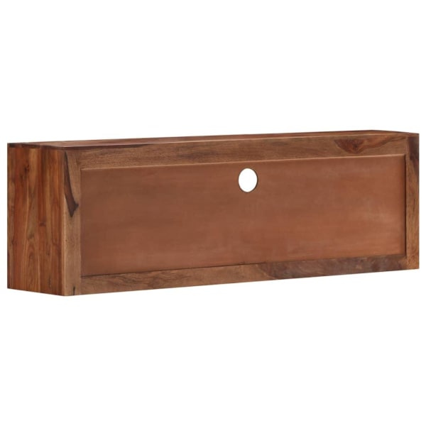 vidaXL TV-bänk 120x30x40 cm massivt sheshamträ Brun