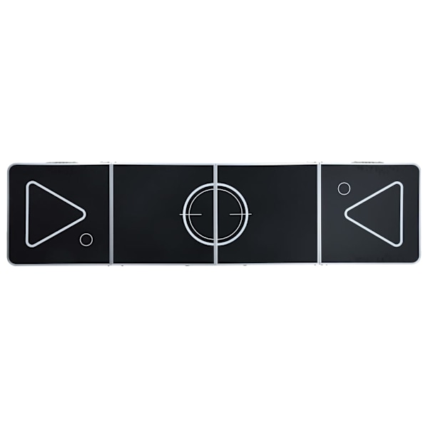 vidaXL Hopfällbart ölpingisbord 240 cm svart Svart