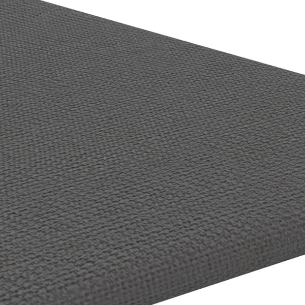 vidaXL Väggpaneler 12 st mörkgrå 30x30 cm tyg 0,54 m² Grå