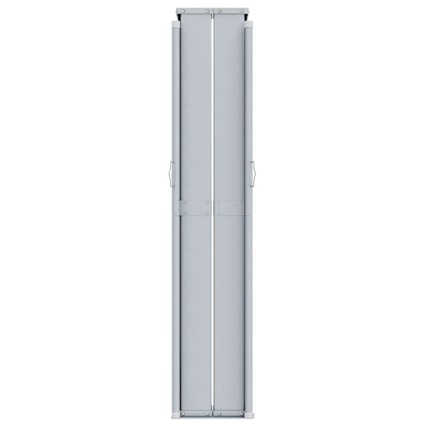 vidaXL Infällbar sidomarkis 200x1200 cm blå Blå