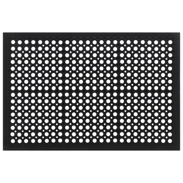 vidaXL Dörrmatta rektangulär 60x90 cm Gummi art