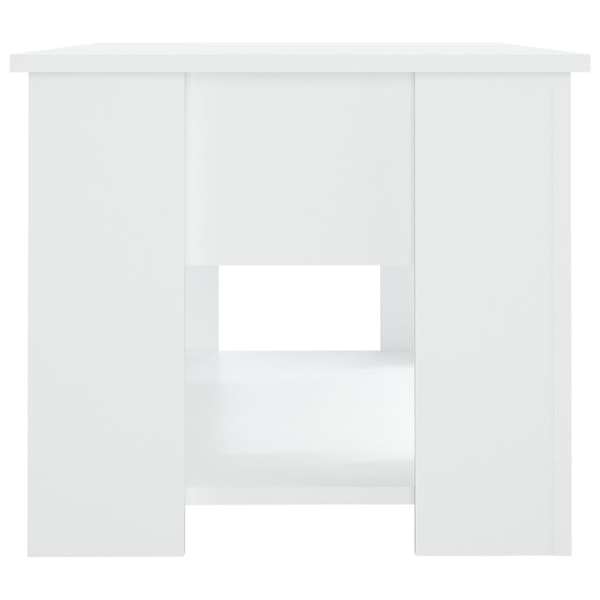 vidaXL Soffbord vit 79x49x41 cm konstruerat trä Vit