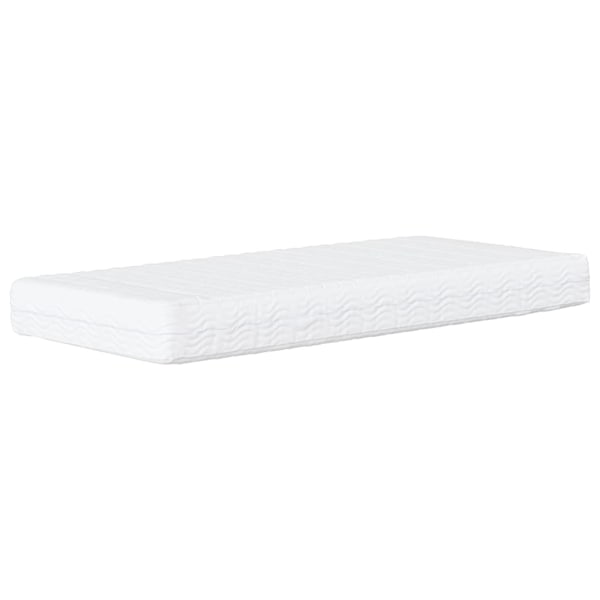 vidaXL Dagbädd med madrass ljusgrå 90x200 cm sammet Grå