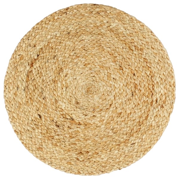 vidaXL Bordstabletter 6 st naturlig 38 cm rund jute Brun