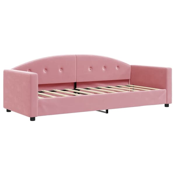 vidaXL Dagbädd rosa 80x200 cm sammet Rosa