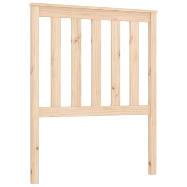 vidaXL Sänggavel 81x6x101 cm massiv furu Brun
