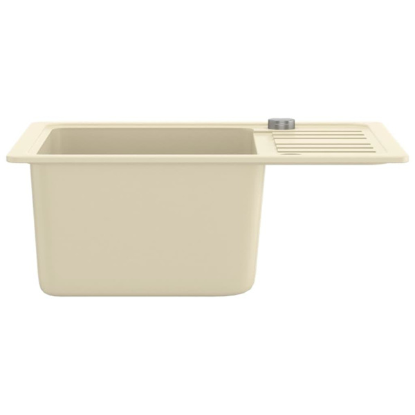 vidaXL Diskho granit enkel beige Beige