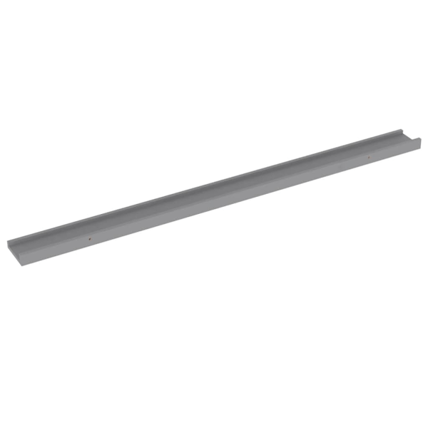 vidaXL Vägghyllor 2 st grå 115x9x3 cmX grå