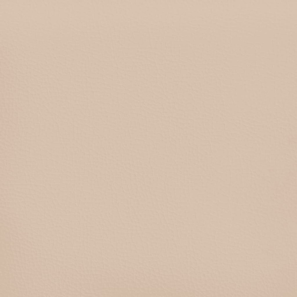 vidaXL Sänggavel med kanter cappuccino 163x16x118/128 cm konstläder Brun