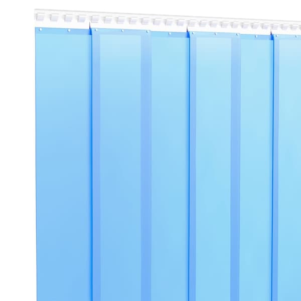 vidaXL Köldridå blå 200x1,6 mm 10 m PVC Blå
