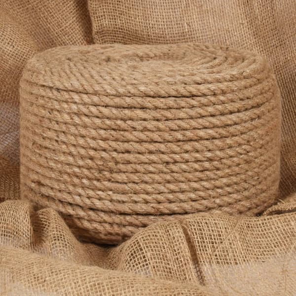 vidaXL Rep 100% Jute 10 mm 250 m Brun