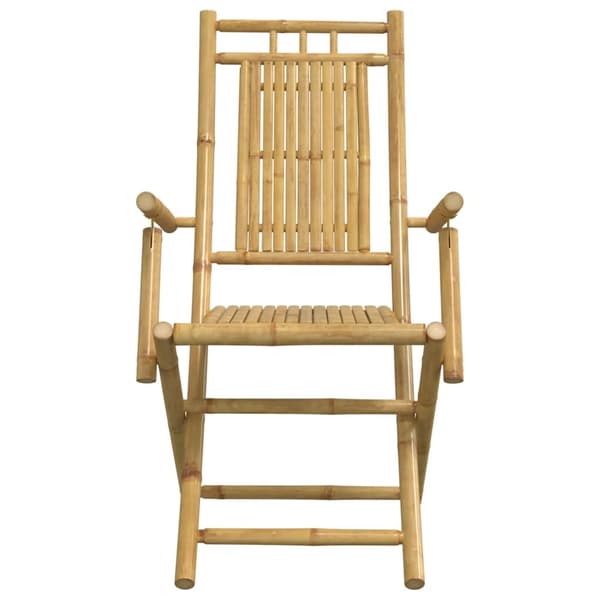 vidaXL Caféset 3 delar bambu Brun