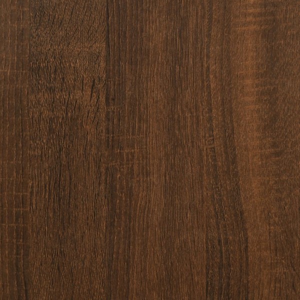 vidaXL Soffbord brun ek 60x60x42 cm konstruerat trä Brun