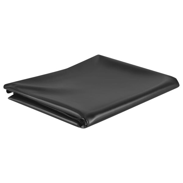 vidaXL Dammduk svart 4x3 m PVC 1 mm