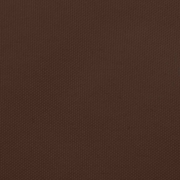 vidaXL Solsegel oxfordtyg trapets 3/4x3 m brun Brun