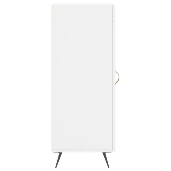 vidaXL Skänk vit 34,5x34x90 cm konstruerat trä Vit