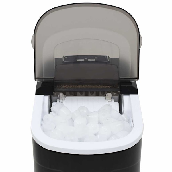 vidaXL Ismaskin 2,4 L 15 kg / 24 tim svart Svart