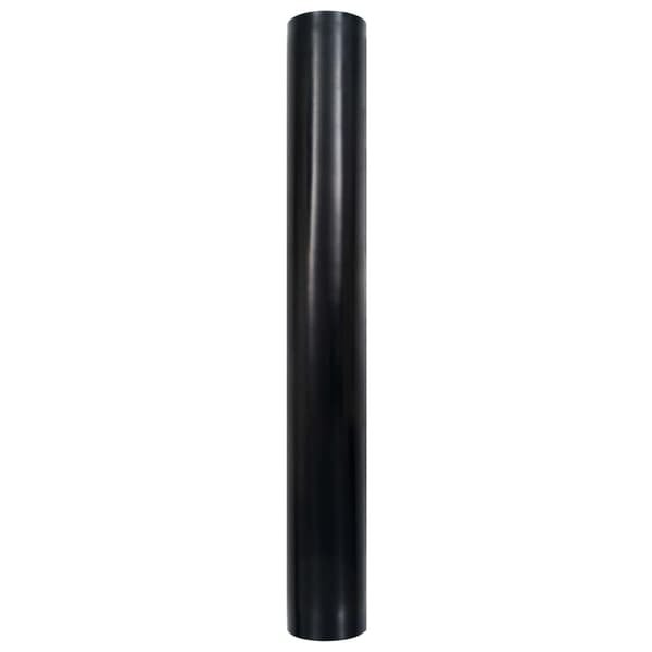 vidaXL Halkfri matta 1,2x5 m 3 mm jämn Svart