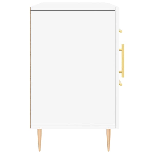 vidaXL Skänk vit 100x36x60 cm konstruerat trä Vit