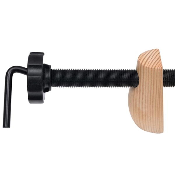 vidaXL Skoblock 2 par stl. 36-40 massiv furu Brun