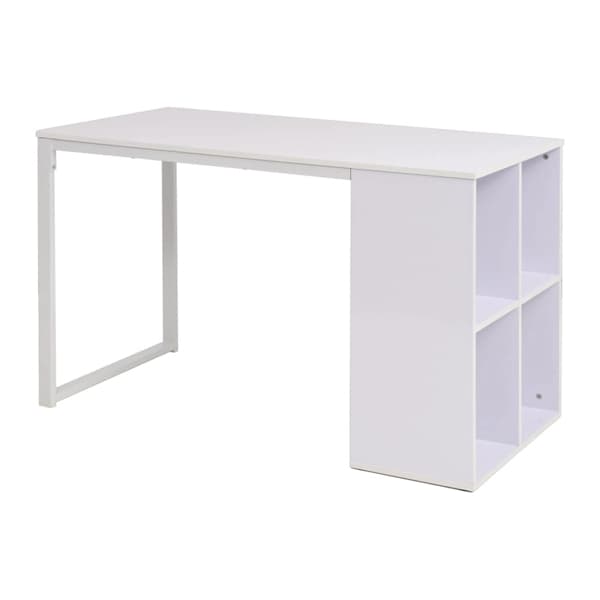 vidaXL Skrivbord 120x60x75 cm vit Vit