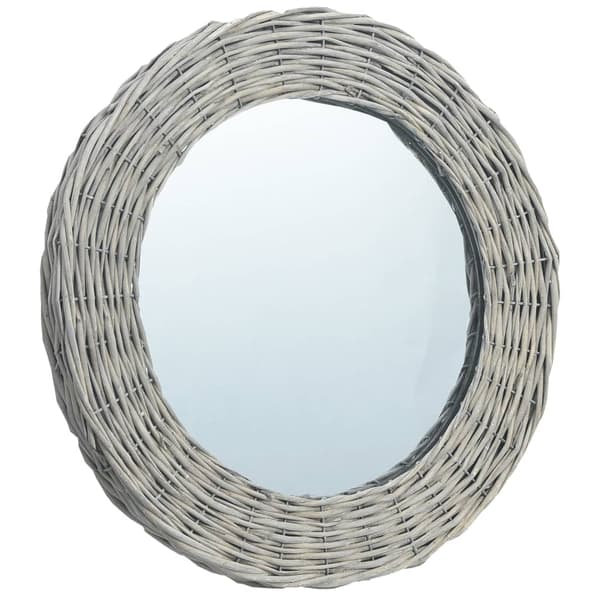 vidaXL Spegel 70 cm korgmaterial Brun