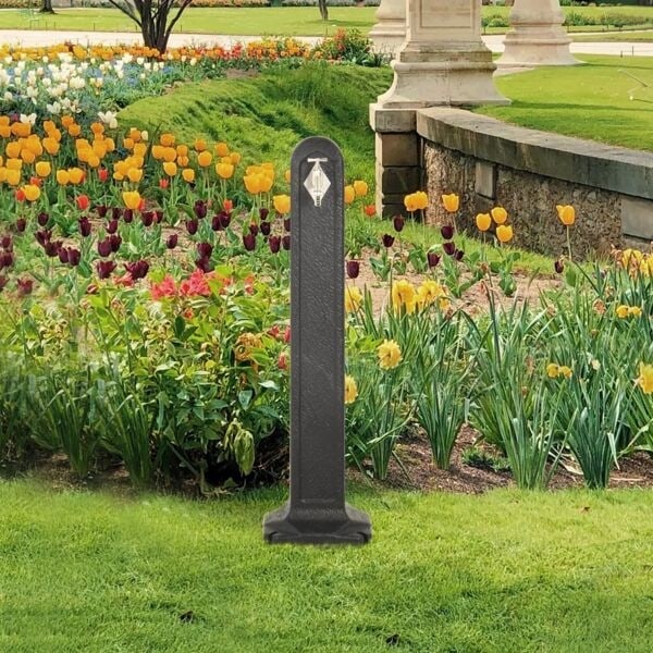 vidaXL Vattenpost antracit stenimitation Antracit