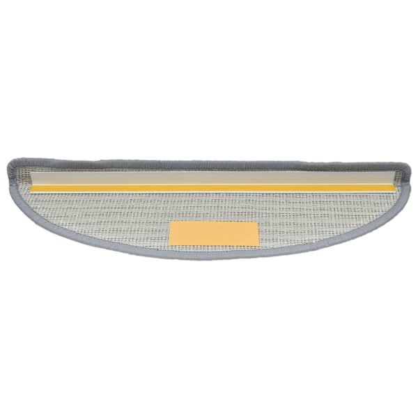 vidaXL Trappstegsmattor 10 st 56x17x3 cm grå Grå