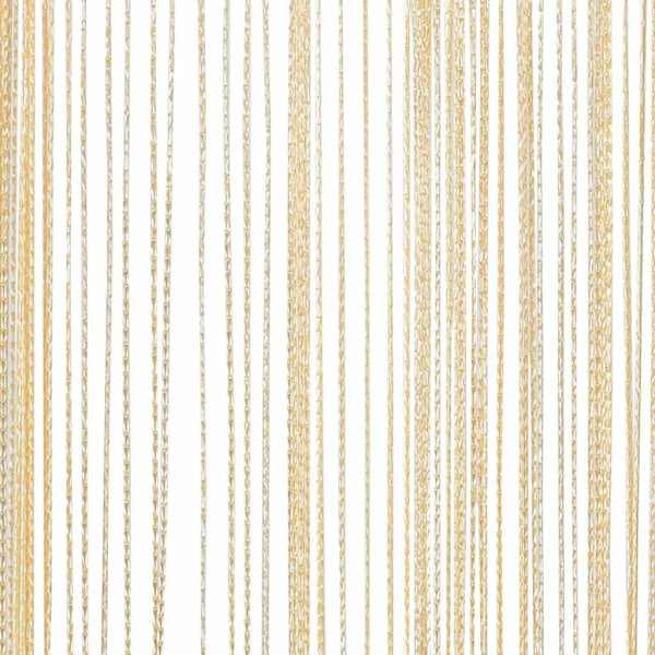 vidaXL Trådgardiner 2 st 140x250 cm gräddvit Creme
