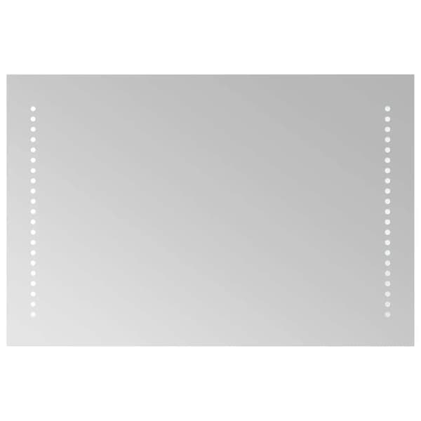 vidaXL Badrumsspegel LED 60x40 cm Transparent