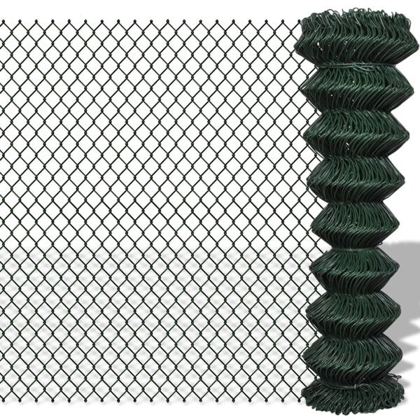 vidaXL Nätstängsel 1,5x25 m grön Grön