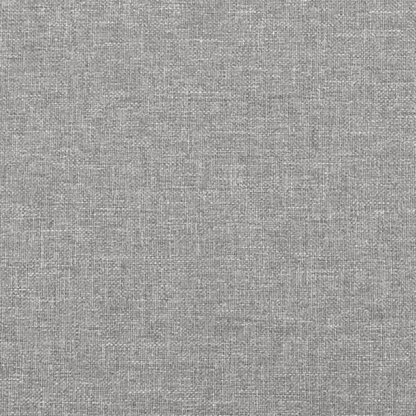 vidaXL Sängram utan madrass ljusgrå 180x200 cm tyg Grå