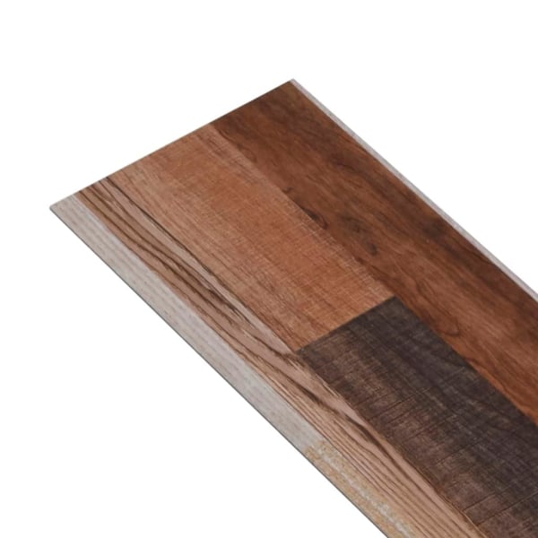 vidaXL Självhäftande PVC-golvplankor 5,21 m² 2 mm flerfärgad multifärg