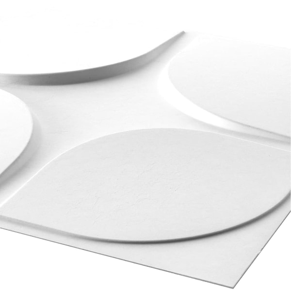 WallArt 3D Väggpaneler 24 st GA-WA06 sweeps Vit