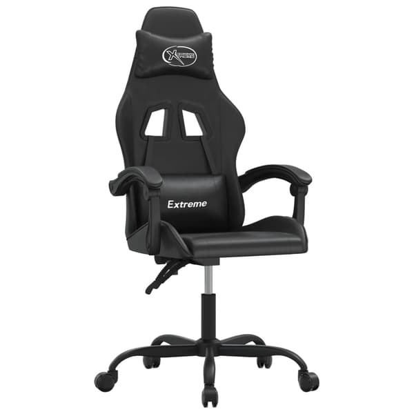 vidaXL Gamingstol svart konstläder art
