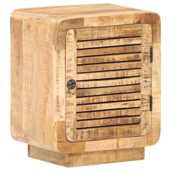 vidaXL Sängbord 40x30x50 cm massivt grovt mangoträ Brun