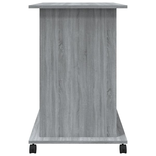 vidaXL Datorbord grå sonoma-ek 80x50x75 cm konstruerat trä Grå