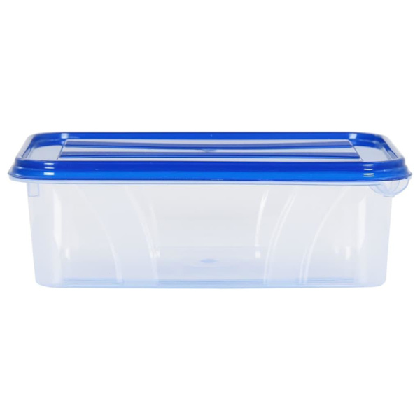 vidaXL Matbehållare med lock 10 delar PP Transparent