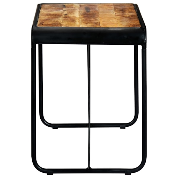 vidaXL Matbord 118x60x76 cm massivt grovt mangoträ Brun