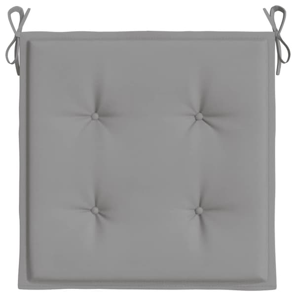 vidaXL Stolsdynor 4 st grå 50x50x3 cm oxfordtyg grå